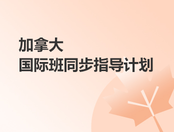 加拿大国际班同步指导计划